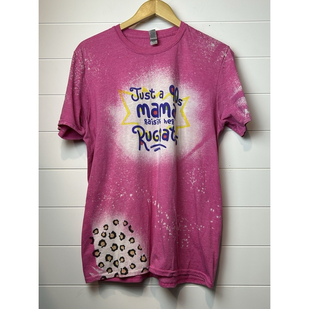 Just a 90's Mama Raising Her Rugrats Tshirt Women's Sz Large